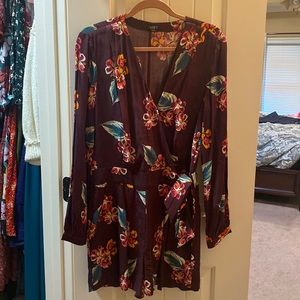 Gorgeous floral shorts romper